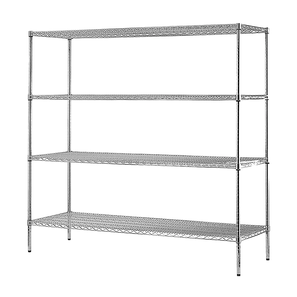 1 - Modular Wire Storage Shelf | Dimensions: 1500 x 600 x 1800mm | Steel Shelving