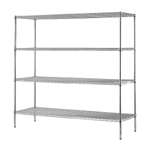 1 - Modular Wire Storage Shelf | Dimensions: 1500 x 600 x 1800mm | Steel Shelving