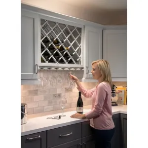 24" x 30" Wine Lattice Rack, Maple