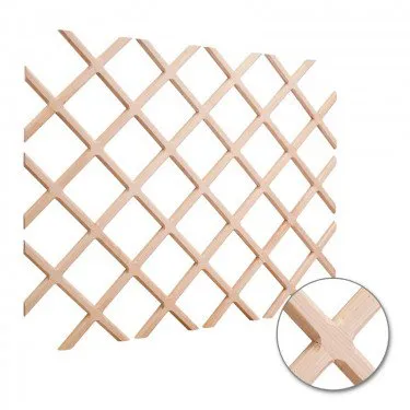 24" x 30" Wine Lattice Rack, Maple