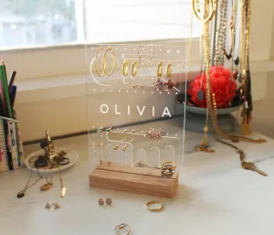 Acrylic Earring Holder ( Rectangle )
