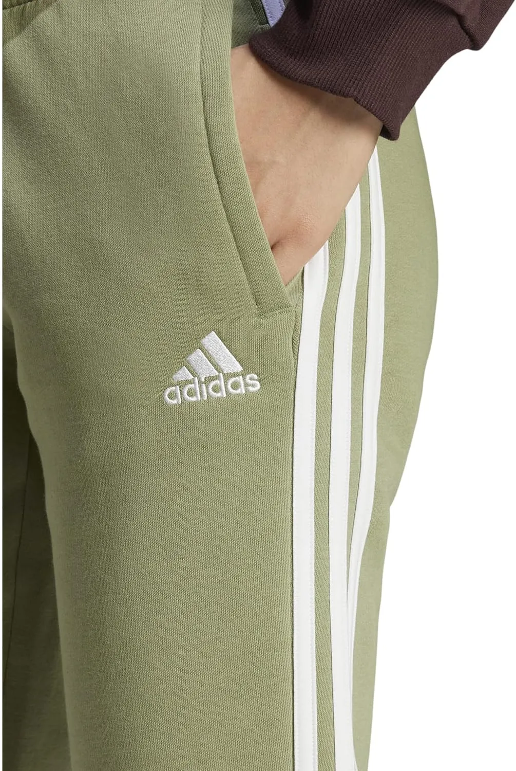 adidas Women's Essentials 3-Stripes Fleece Pants