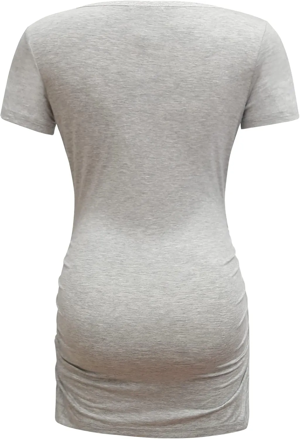 Bearsland Womens Maternity Tshirt 3 Packs Classic Side Ruched Tee Top Mama Pregnancy Clothes