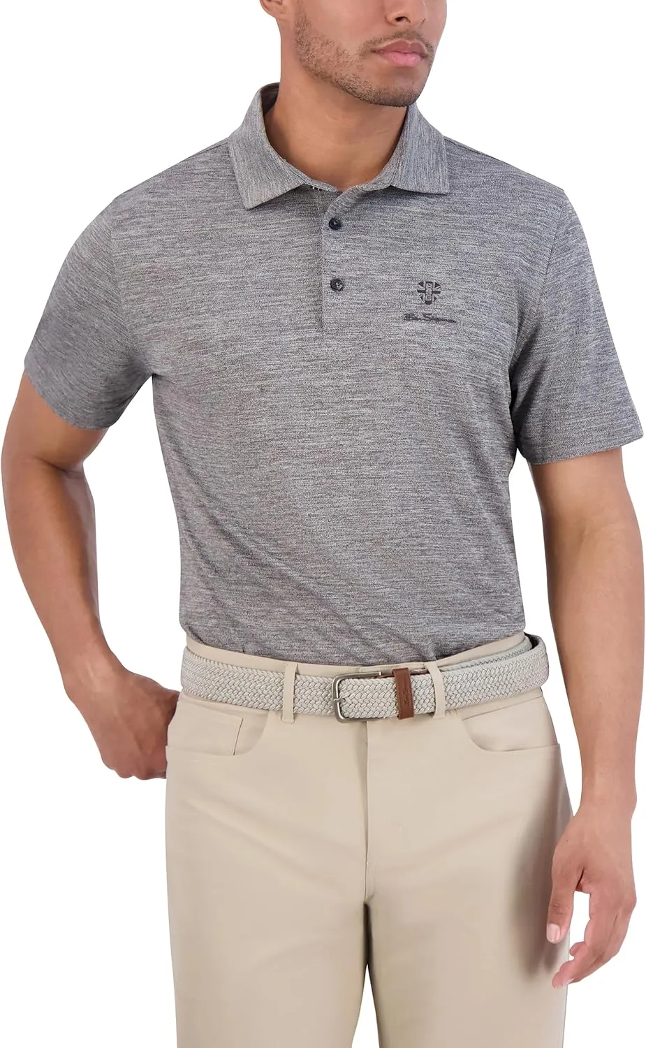Ben Sherman Men's Performance Stetch Golf Shirts Extra Soft Fabric, Moisture-Wicking, Odor Resistant