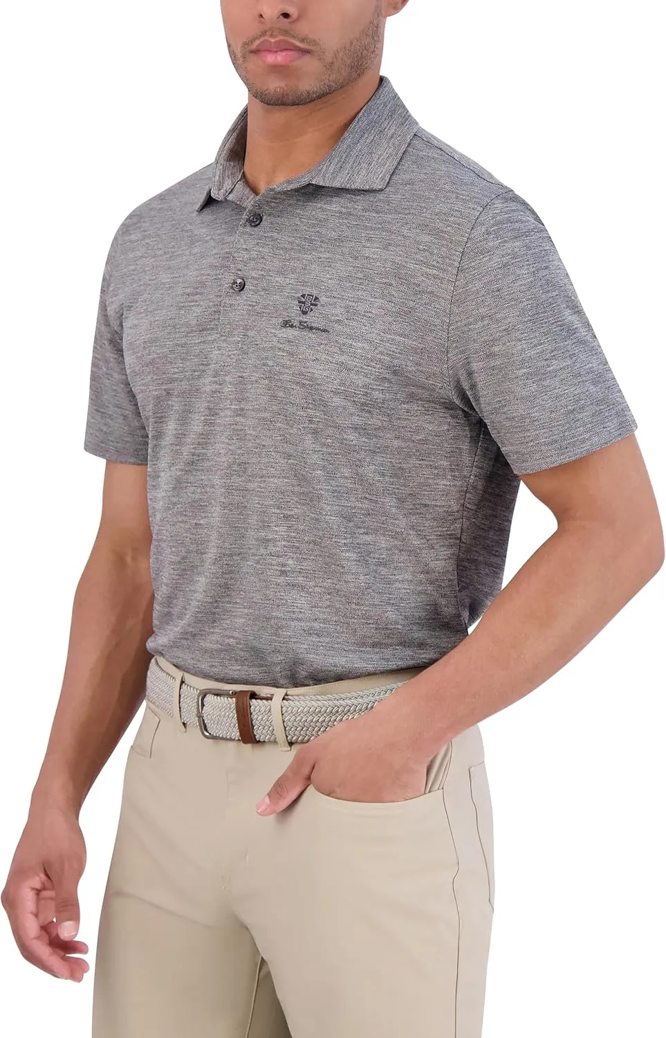 Ben Sherman Men's Performance Stetch Golf Shirts Extra Soft Fabric, Moisture-Wicking, Odor Resistant
