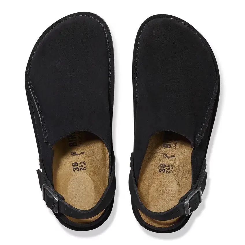 Birkenstock Lutry  Convertible Suede Clogs for All-Day Comfort