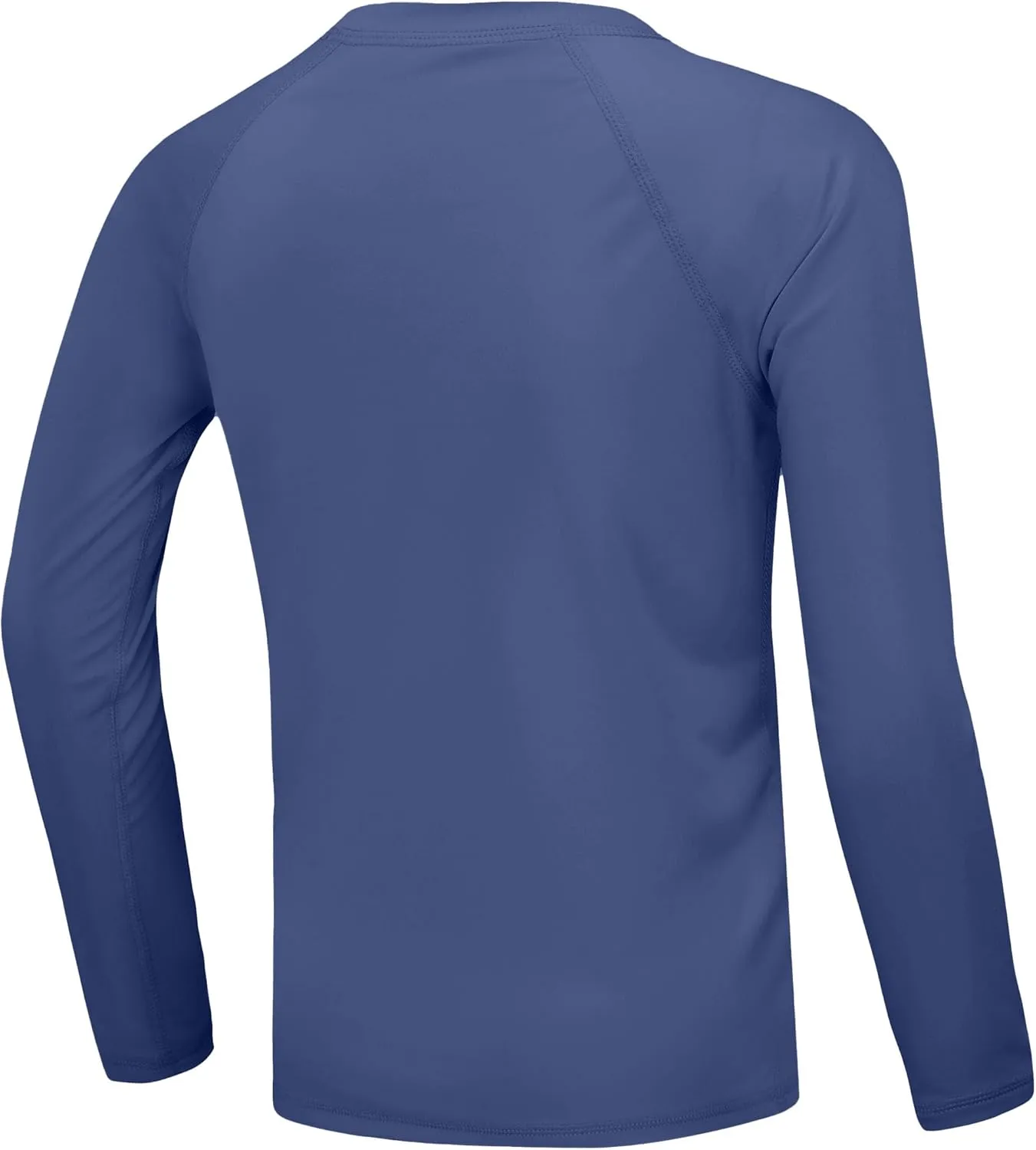Boys UPF 50  Swim Shirt Long Sleeve, 1 or 2 Pack UV Sun Protection Rash Guard, Youth Kids SPF Water Shirts for Beach Surf