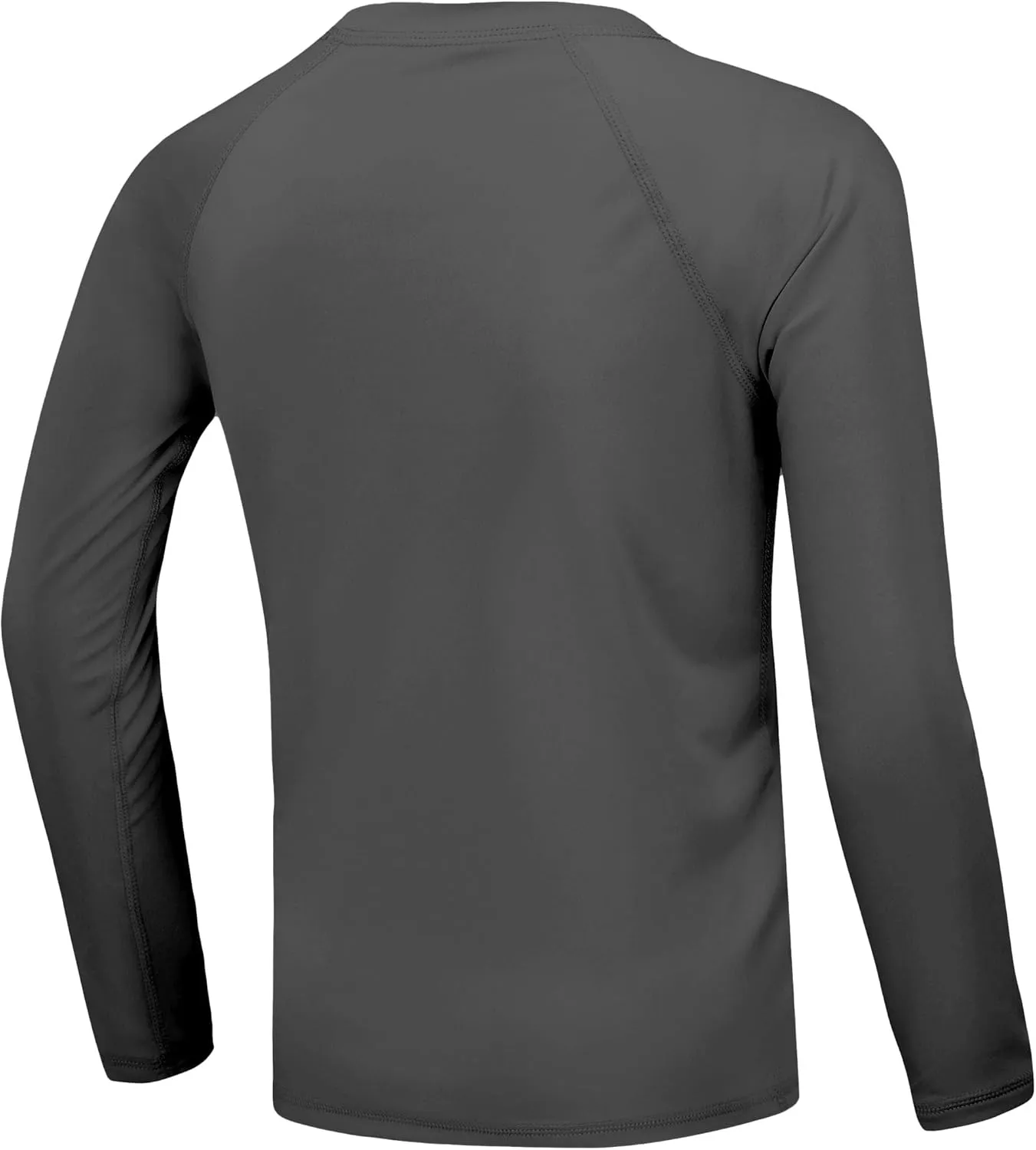 Boys UPF 50  Swim Shirt Long Sleeve, 1 or 2 Pack UV Sun Protection Rash Guard, Youth Kids SPF Water Shirts for Beach Surf