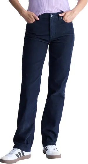 Buffalo David Bitton Women's Mary Mid Rise Straight Leg Cordurory Pant