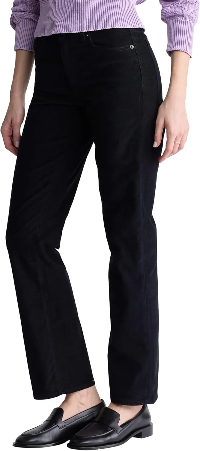 Buffalo David Bitton Women's Mary Mid Rise Straight Leg Cordurory Pant