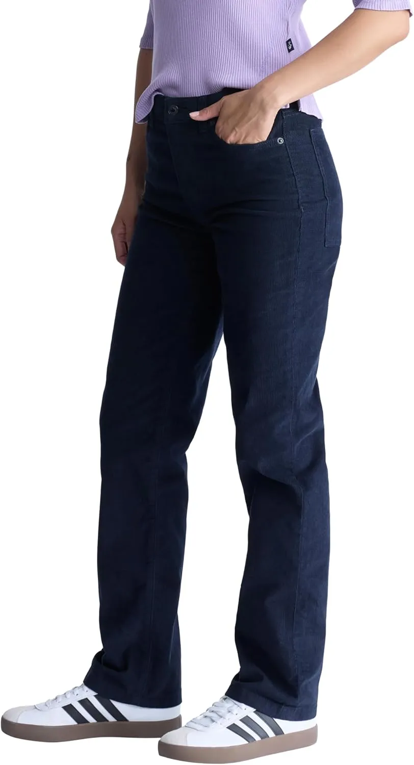 Buffalo David Bitton Women's Mary Mid Rise Straight Leg Cordurory Pant