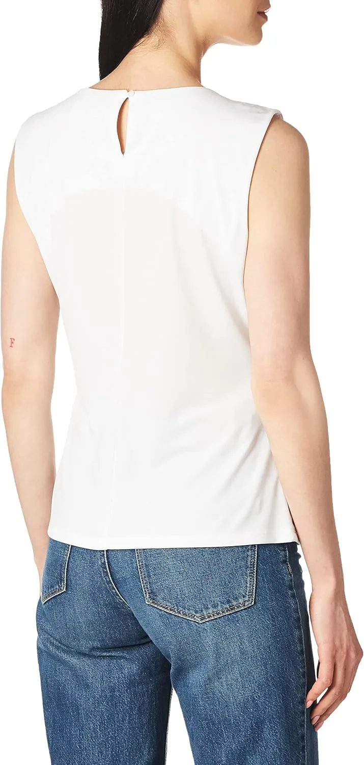 Calvin Klein Women's Pleat Neck Sleeveless Cami