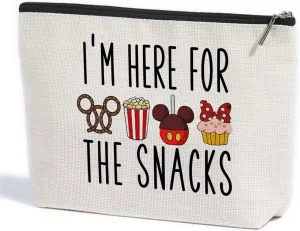 Cartoon Mouse Makeup Bag Cosmetic Bag Zipper Pouch Funny Cute Mouse Themed Gifts Animal Lover Gifts Friendship International Nurses Day Birthday Gift for Women Girl Sister Friend Daughter