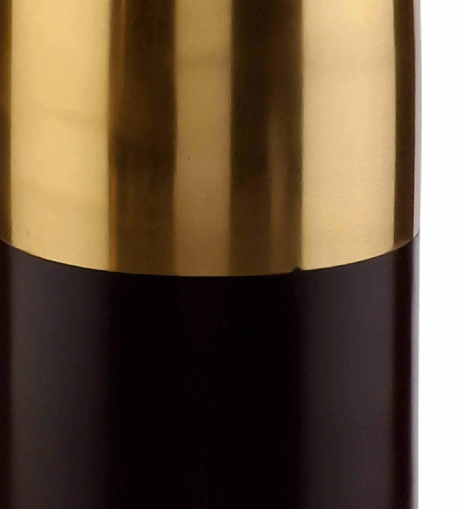 Champagne Bottle Scarlet Red & Gold (Small) Aluminium Table Vase,
