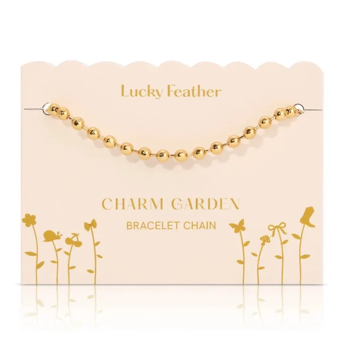 Charm Garden Bracelet Chain, Gold