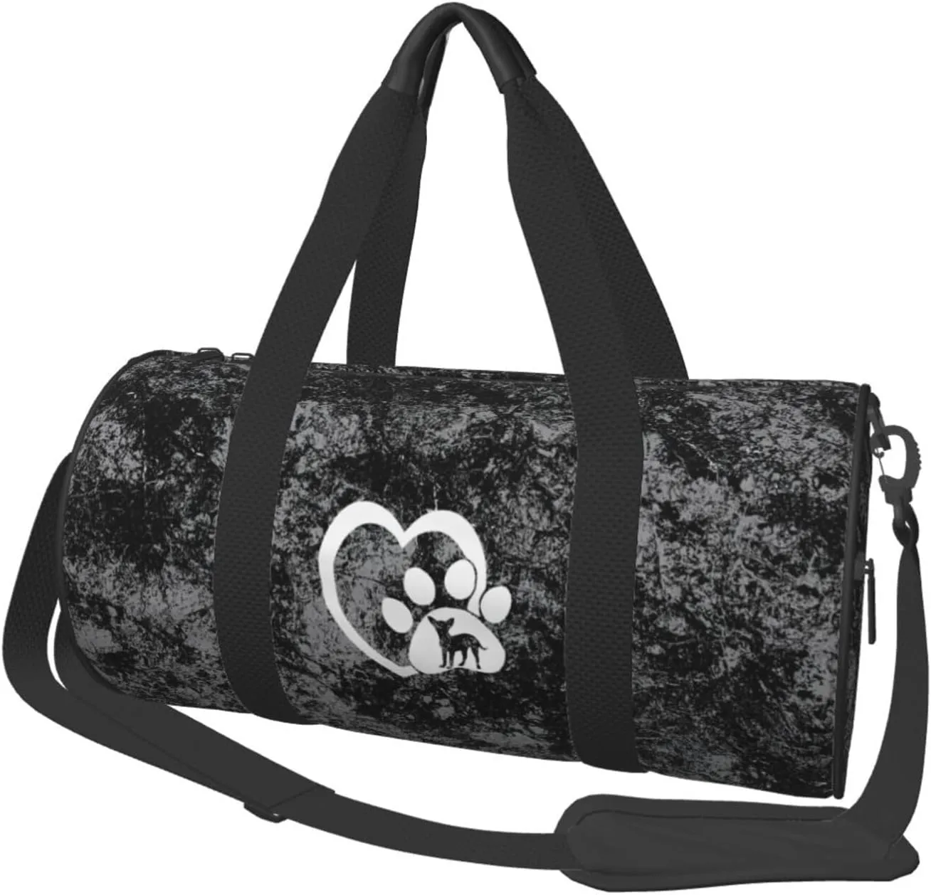 Chihuahuas Dog Convertible Garment Bag with Shoulder Strap, Carry on Garment Duffel Bag for Men Women - Rolling Foldable for Travel Luggage Bags (Black)