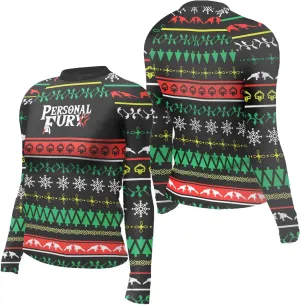 Christmas Compression Shirts Base Layer Woman Super Lightweight Fabric, Healing Hands Underscrub Long Sleeve