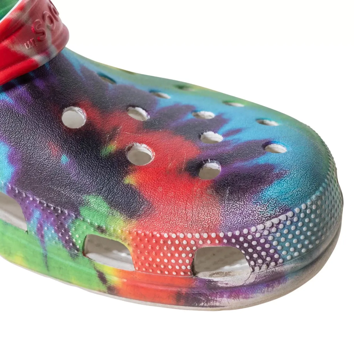 Crocs Classic Rainbow Tie-Dye Clogs - Men's