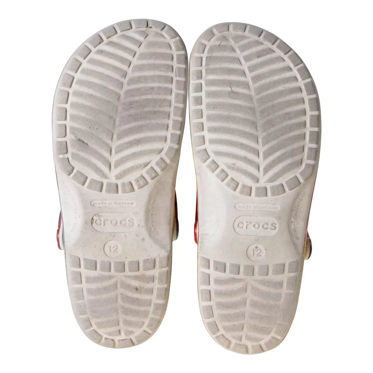 Crocs Classic Rainbow Tie-Dye Clogs - Men's