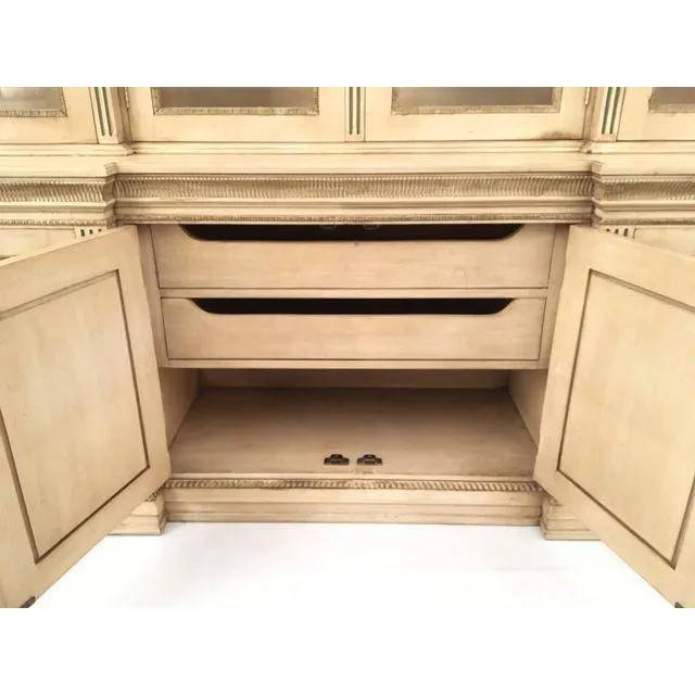 Davis Cabinet Company Lighted China Display and Buffet