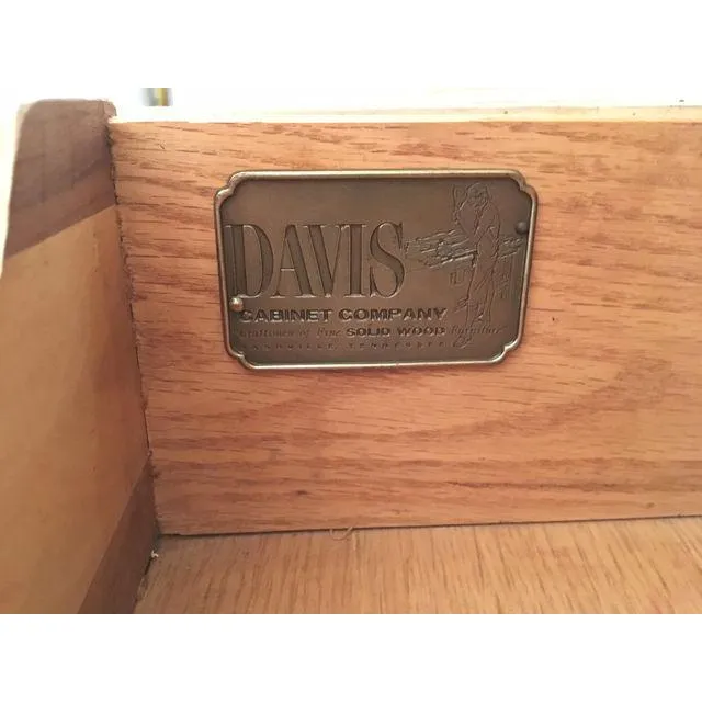 Davis Cabinet Company Lighted China Display and Buffet