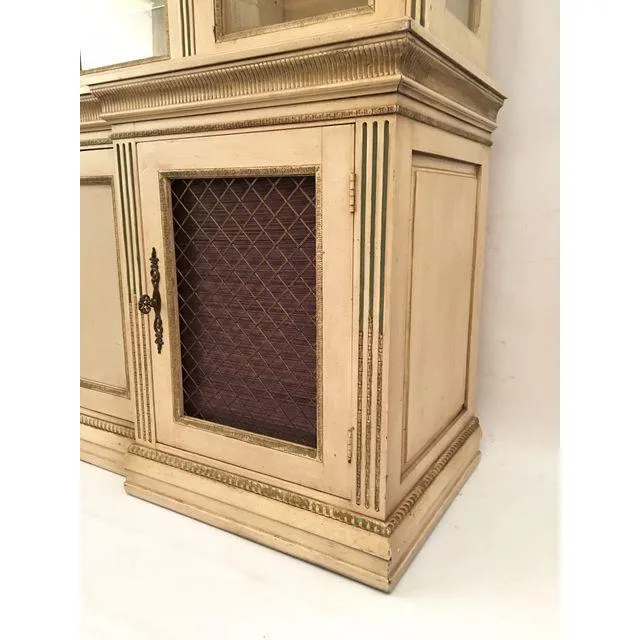 Davis Cabinet Company Lighted China Display and Buffet
