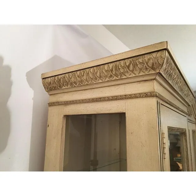 Davis Cabinet Company Lighted China Display and Buffet