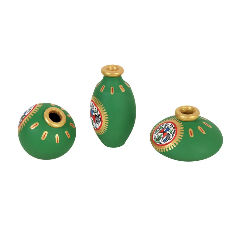 Enjora Handpainted Vase - Set Of Three