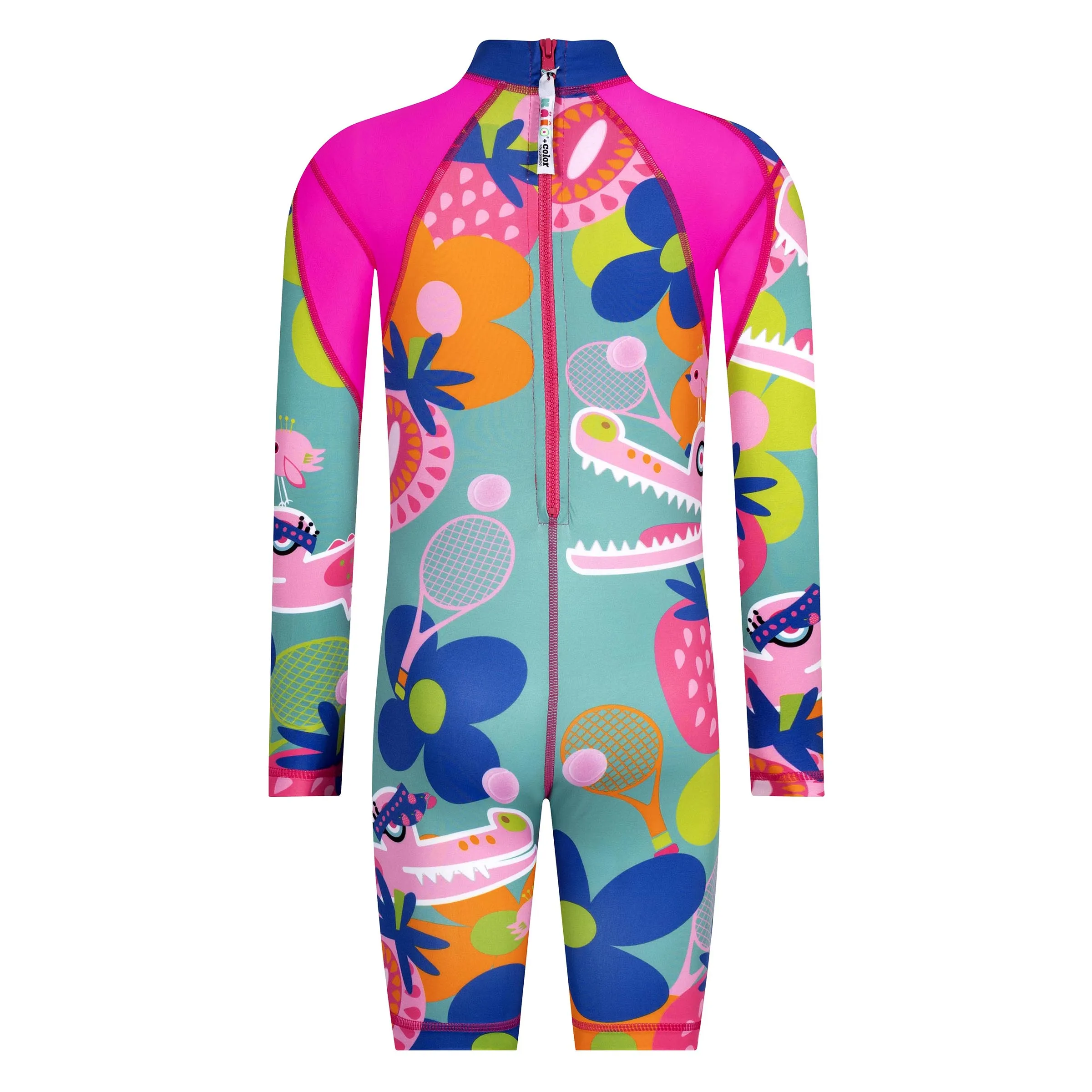 Everglades Girls Long Sleeve Sunsuit