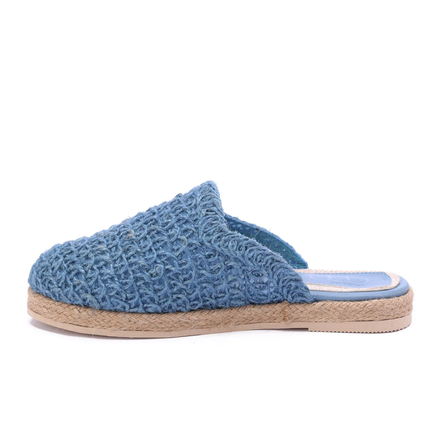 Flat Sole Slip-On Clogs-Blue