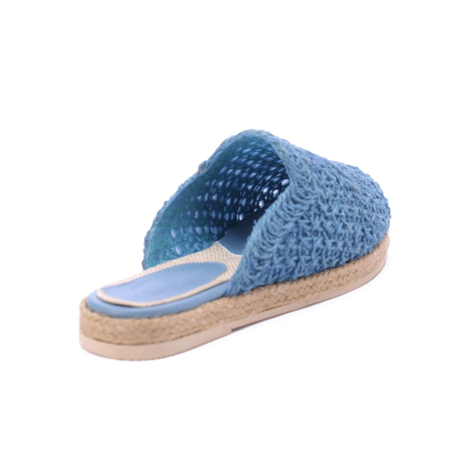 Flat Sole Slip-On Clogs-Blue