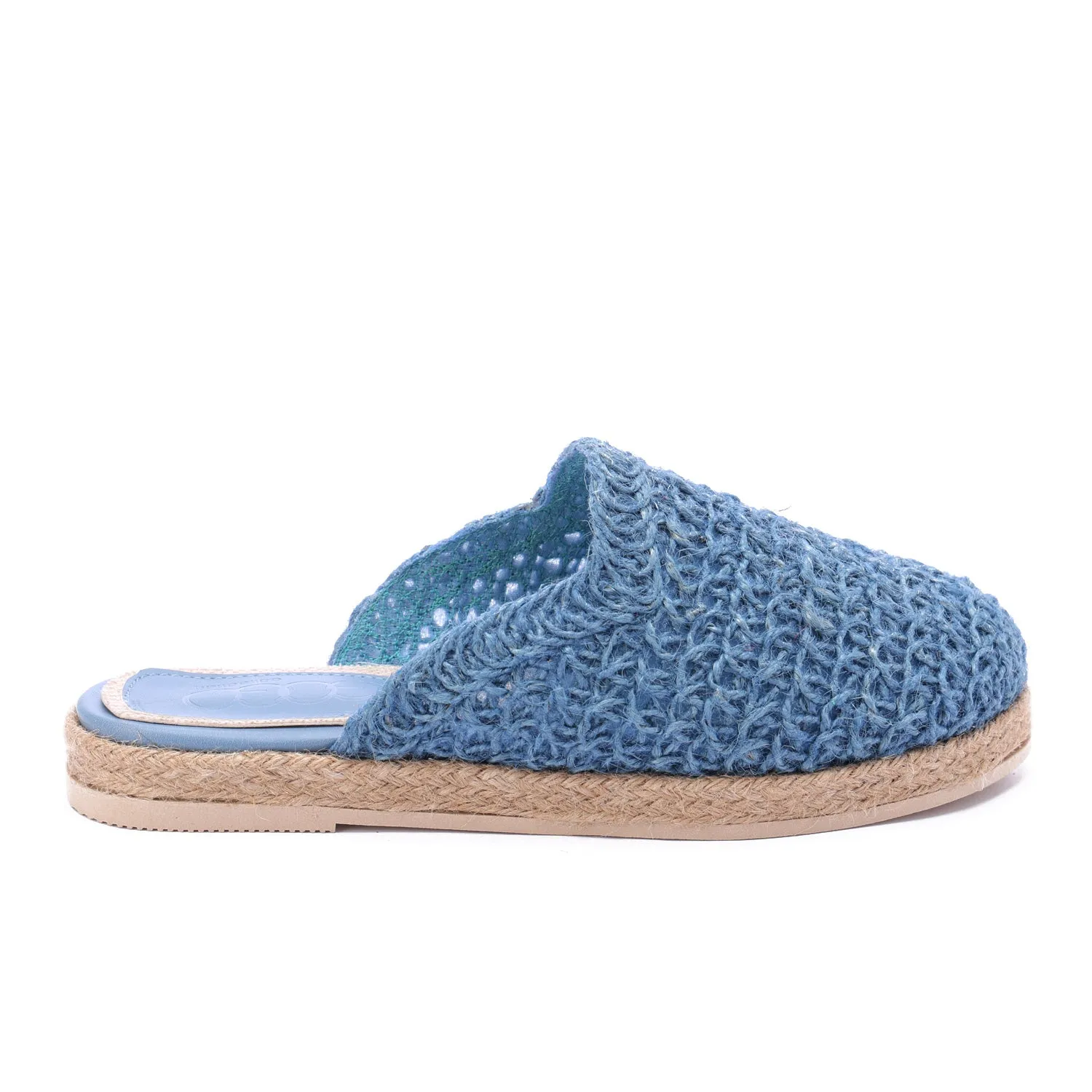 Flat Sole Slip-On Clogs-Blue