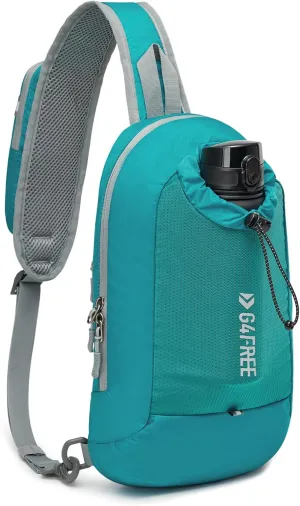 G4Free Sling Bag RFID Blocking Lightweight Crossbody Backpack Chest Shoulder Bag for Travel Sports Running Hiking