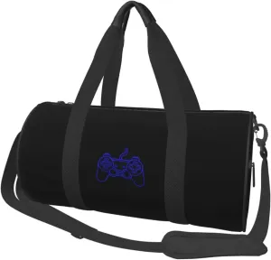 Game Consoles Controller Convertible Garment Bag with Shoulder Strap, Carry on Garment Duffel Bag for Men Women - Rolling Foldable for Travel Luggage Bags (Black)