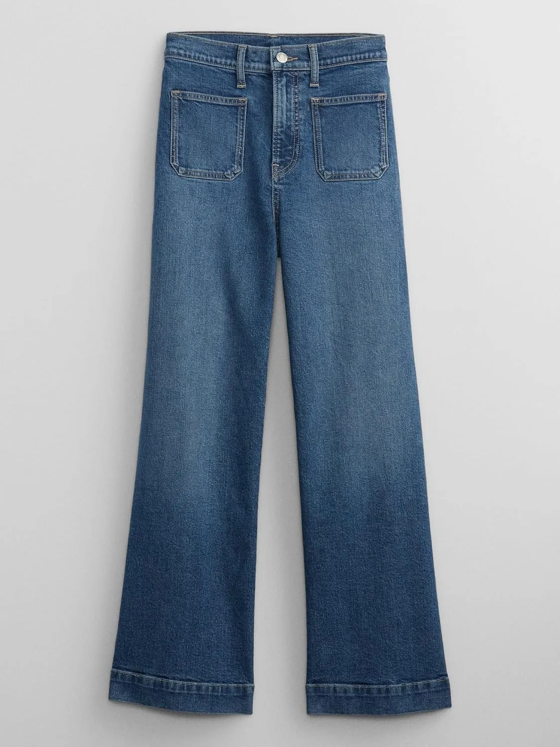 GAP Women's High Rise Wide Leg Jeans