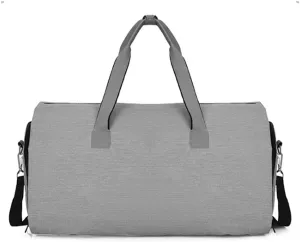 Garment Bags for Business Travel Convertible Travel Duffel Bag Carry on Garment Bag 2 in 1 Weekender Suit Bag for Men (Grey), Gray