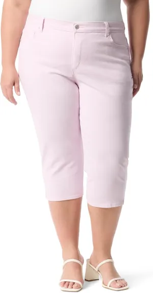Gloria Vanderbilt Women's Amanda Capri with High Rise Straight Standard