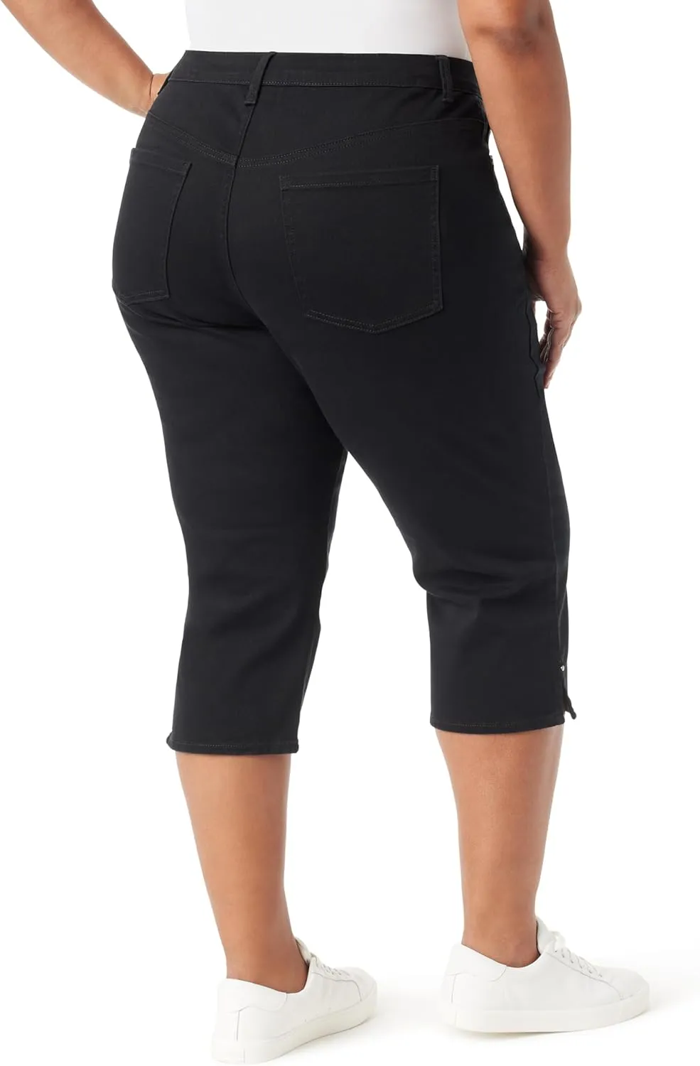 Gloria Vanderbilt Women's Amanda Capri with High Rise Straight Standard