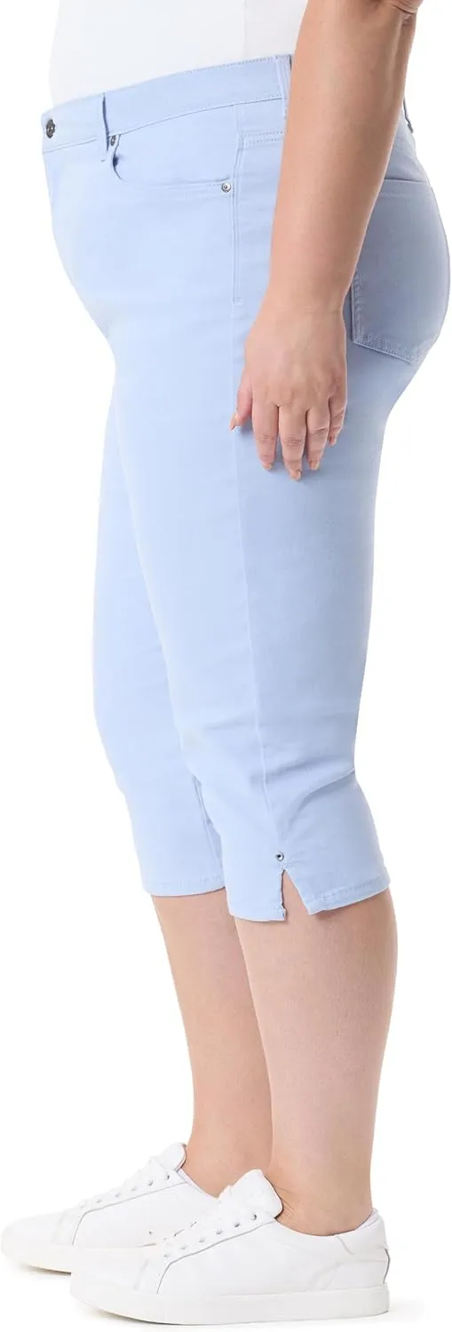Gloria Vanderbilt Women's Amanda Capri with High Rise Straight Standard