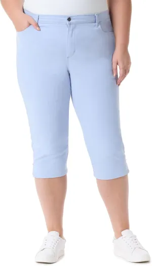 Gloria Vanderbilt Women's Amanda Capri with High Rise Straight Standard
