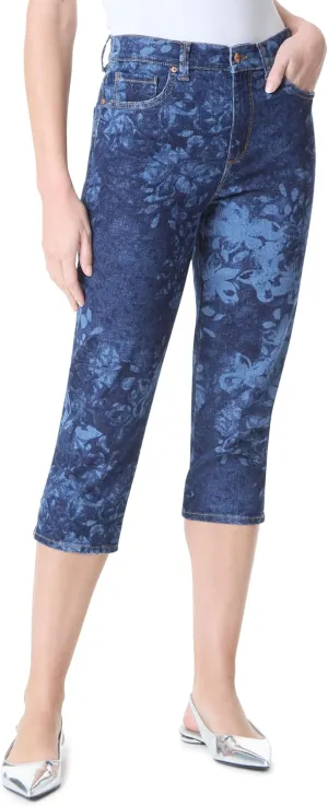 Gloria Vanderbilt Women's Amanda Capri with High Rise Straight Standard