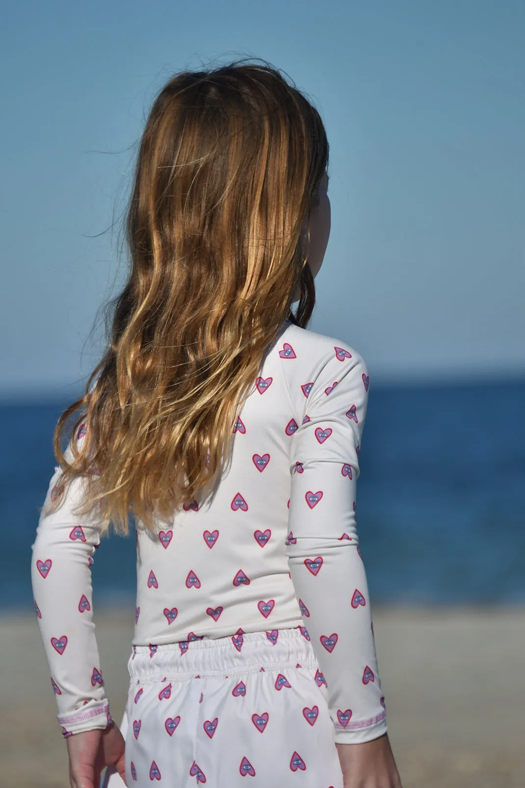 Hearts Girls Swim Shorts