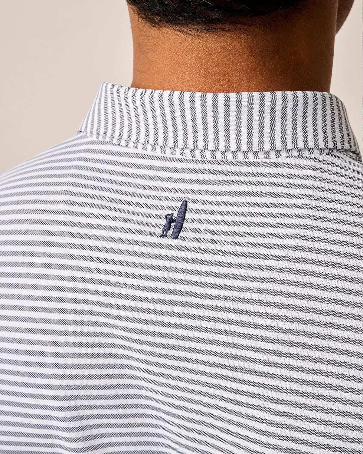 johnnie-O Performance Mesh Polo - Stetson Stripe