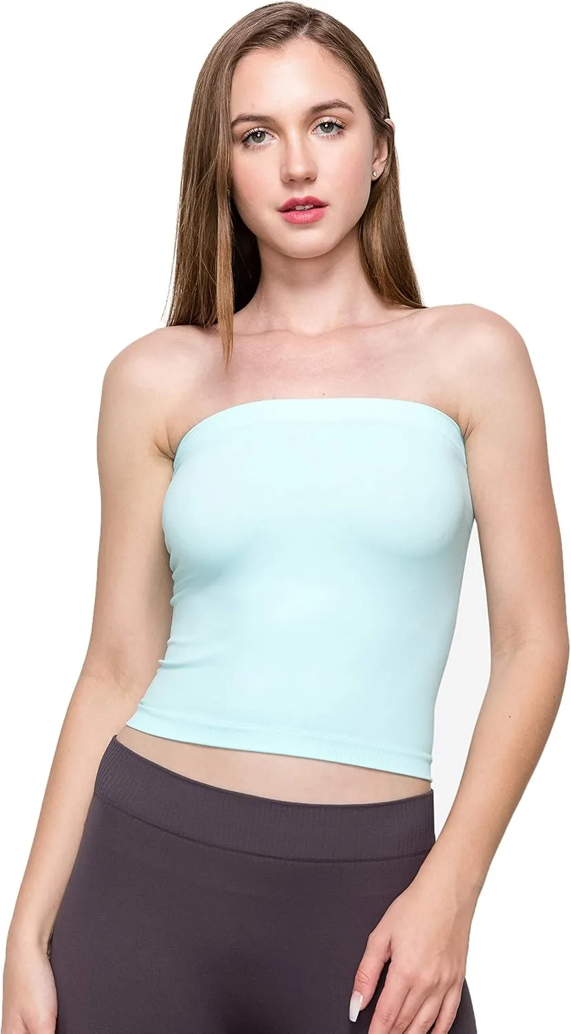 Kurve Medium Length Bandeau Bra Top - UV Protective Fabric UPF 50  (Made with Love in The USA)