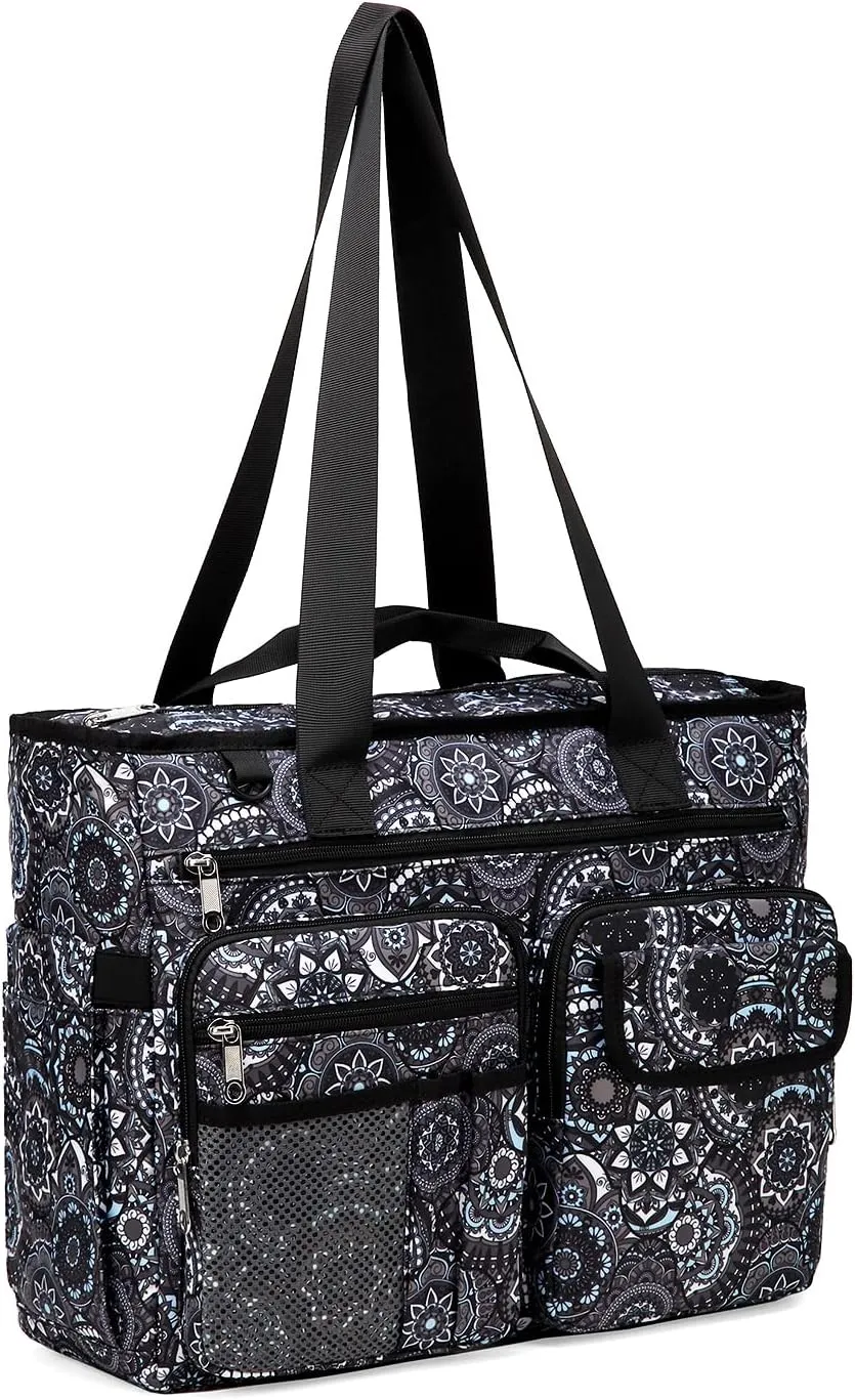 Large New Nurse Bag for Work with Multiple Pocket Tote Bag for Nursing Graduation Gift for New Clinical Medical Equitment Bag with Organizing Pouches CNA Assistant Bolsos De Enfermeria