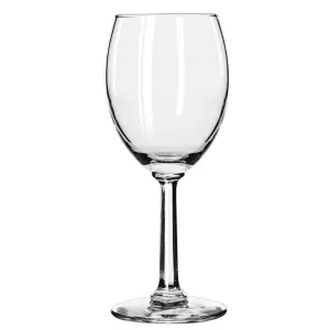 Libbey 8764 Napa Country Series 7.75 oz Customizable White Wine Glass with Chip-resistant Safedge Rim and Ridged Stem, Case of 36
