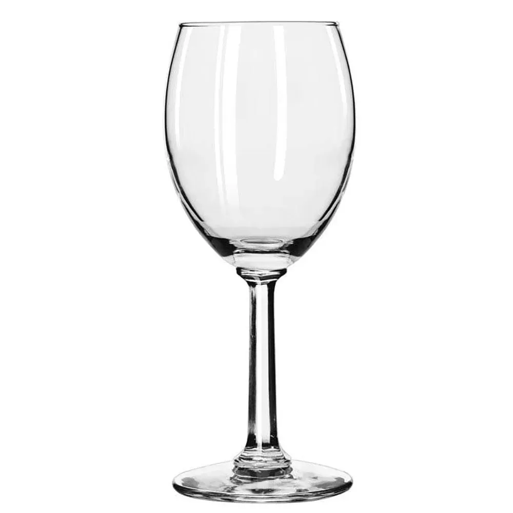 Libbey 8764 Napa Country Series 7.75 oz Customizable White Wine Glass with Chip-resistant Safedge Rim and Ridged Stem, Case of 36