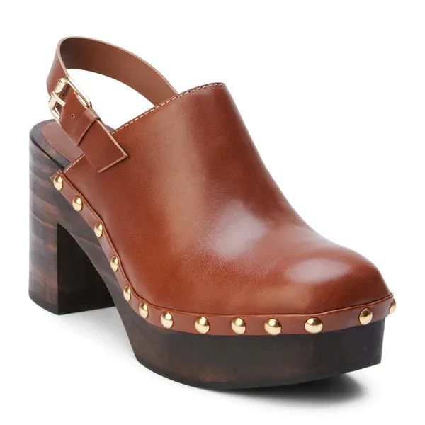 Liberty Leather Clog Heels