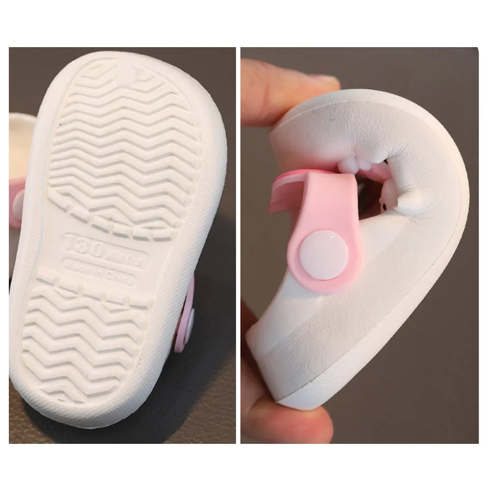 Little Surprise Box White Bunny Rabbit,Slip On Clogs ,Summer/Monsoon/ Beach Footwear For Toddlers And Kids, Unisex.