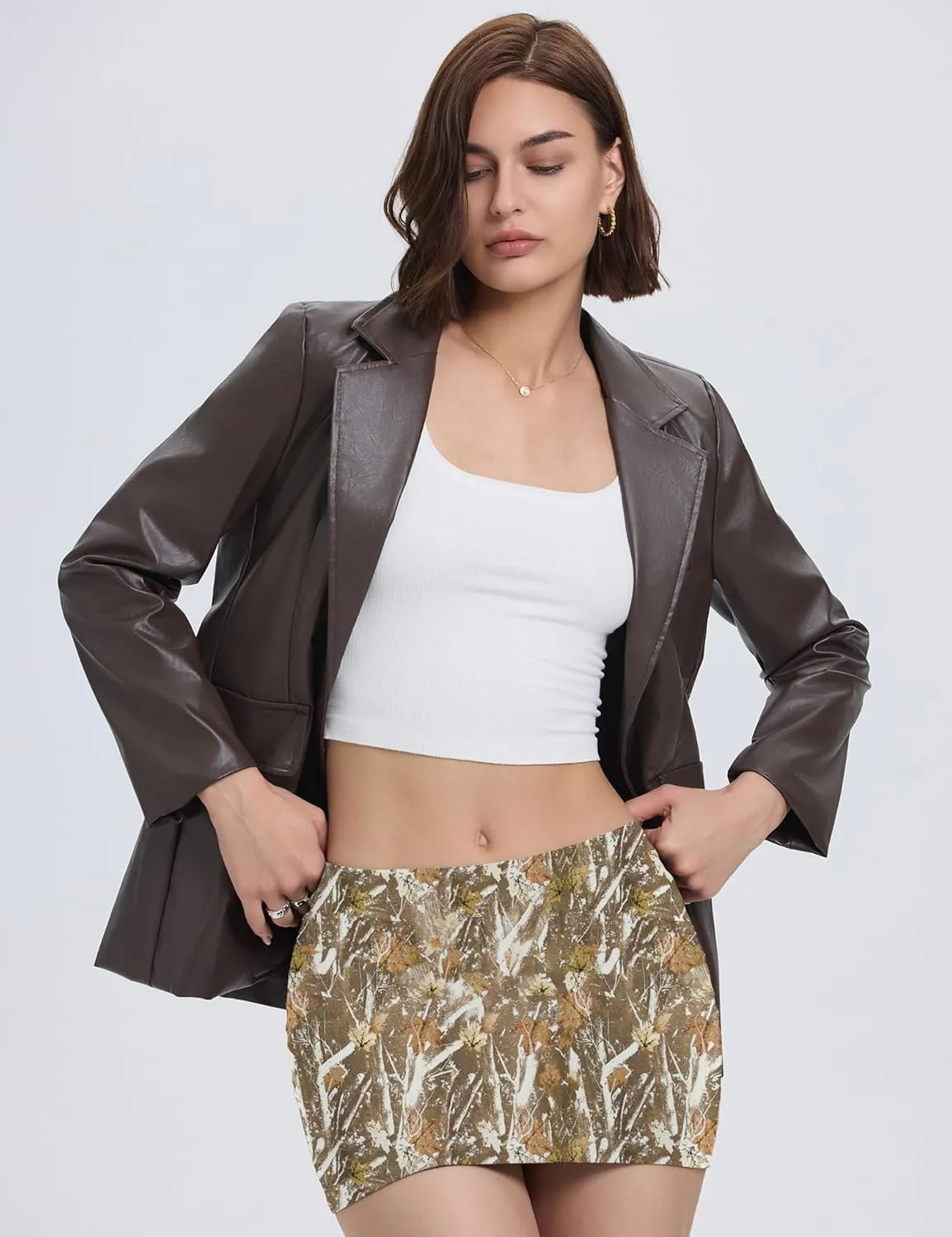 LOMON Y2k Mini Skirts for Women with Shorts Underneath Bodycon Skorts Sexy Club Date Night Micro Pencil Skirt Streetwear